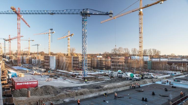 190 tisíc kubíků betonu pro Ústřední čistírnu vod v Praze