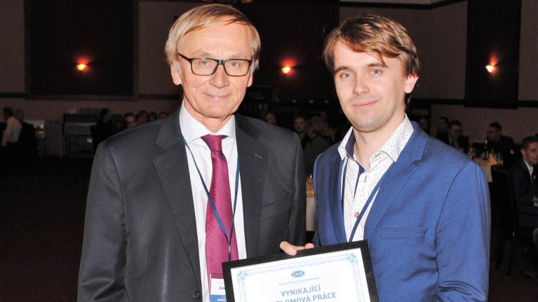 Ondřej Ceh se stal vítězem ceny o nejlepší diplomovou práci v oboru ocelových konstrukcí v roce 2019