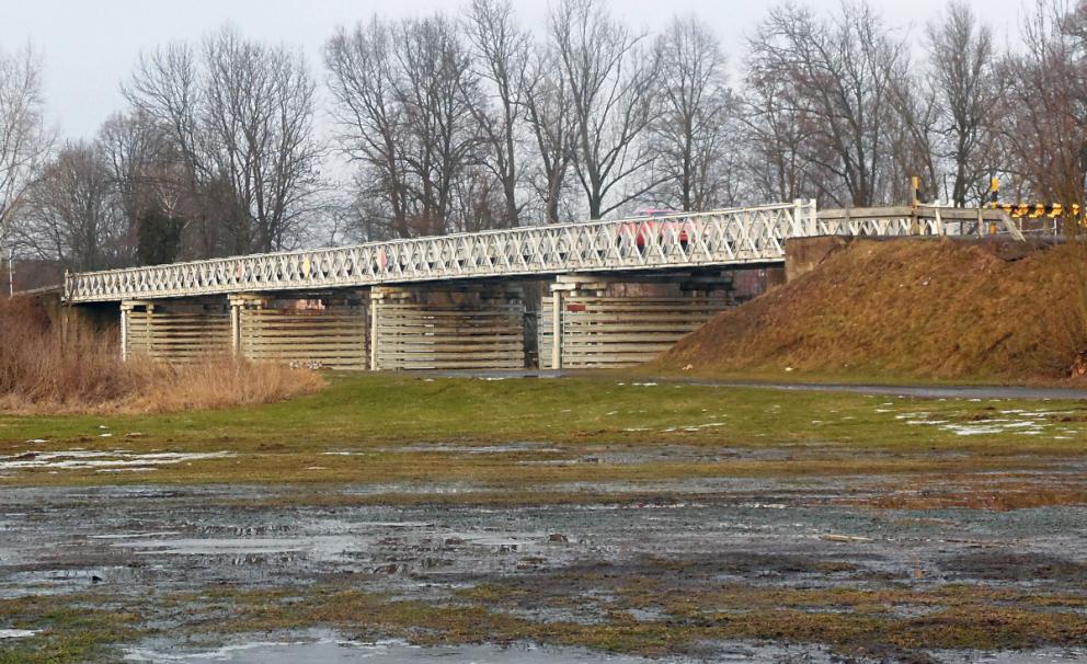 Most Valy Mělice – stávající stav