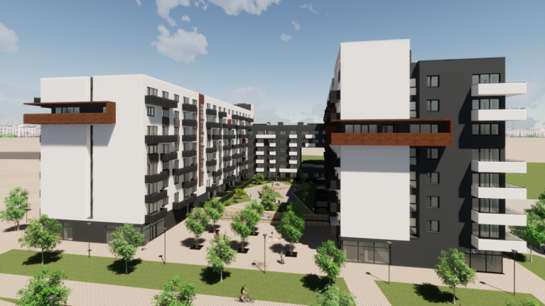 Apartmánový dům v AFI City má již základy. Devítipodlažní stavba s 320 nájemními apartmány začíná růst