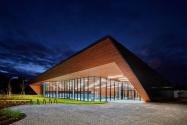 Foto: Archiv soutěže Dřevěná stavba roku z roku 2022: Městská plavecká hala Louny, soutěžící dkarchitekti