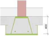 Řešení Peikko přineslo s využitím spřaženého nosníku DELTABEAM® snížení konstrukční výšky podlaží až o 60 cm.