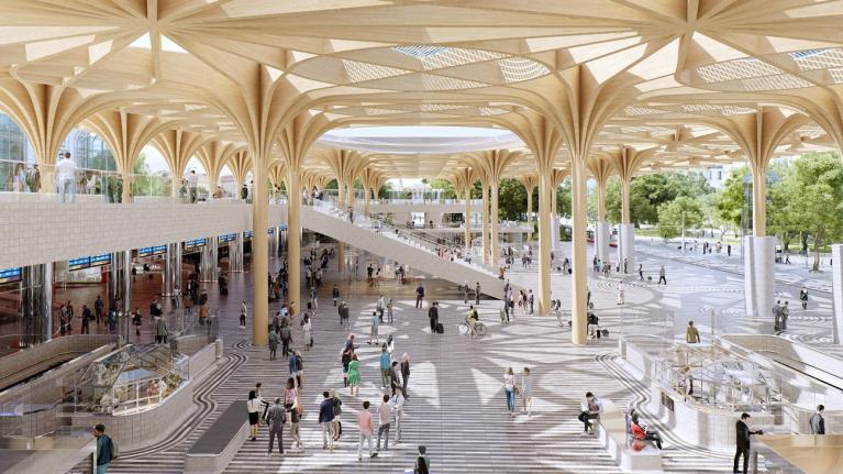 Dánští architekti promění pražské hlavní nádraží na Šťastný Hlavák 