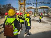 Obnova Průmyslového paláce na pražském Výstavišti pokračuje podle plánu i dva roky po zahájení náročných prací.