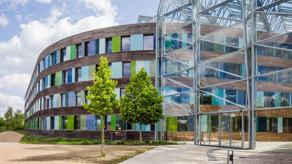 Hardie® panely na fasádě Spolkové agentury pro životní prostředí (Umweltbundesamt) v Dessau.