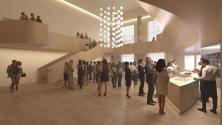 Projekt koncertního sálu a rekonstrukce DKMO, vizualizace nově zrekonstruovaného přísálí komorního sálu DKMO, Steven Holl Architects & Architecture Acts, 2024