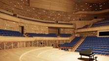 Projekt koncertního sálu a rekonstrukce DKMO, vizualizace interiéru koncertního sálu, Steven Holl Architects & Architecture Acts, 2024
