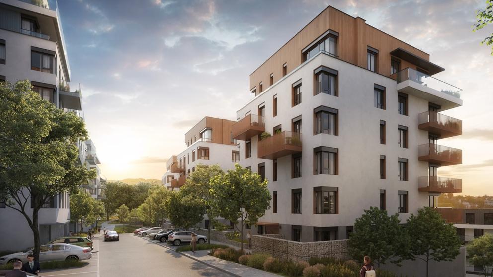 Projekt Nový Perštýn v Liberci nabízí jedinečnou kombinaci moderního městského bydlení s občanskou vybaveností.