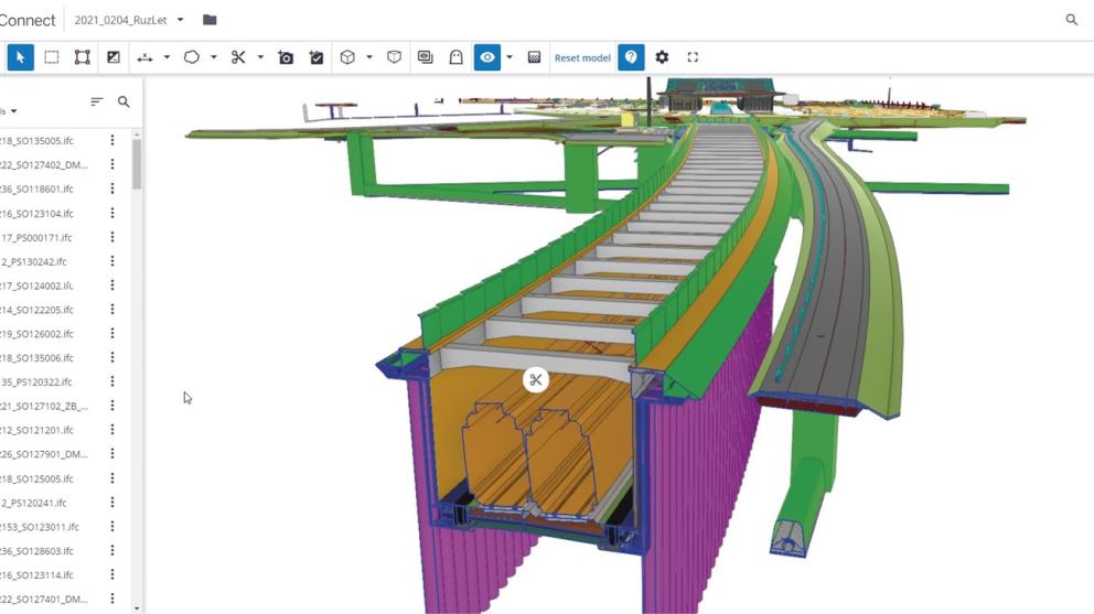 Sdílení 3D modelů (DiMS) v otevřených formátech (*.IFC, *.LandXML) ve společném datovém prostředí (CDE) umožňuje efektivní koordinaci mezi různými týmy a významně snižuje riziko nedorozumění a chyb v projektu.