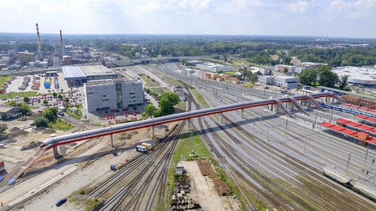 Harmonogram výroby konstrukce i montážních prací nám určovaly pevné časy vlakových výluk