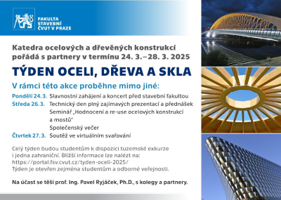 Týden oceli dřeva a skla 2025